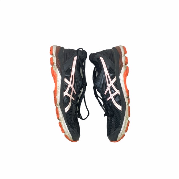 ASICS GEL-Glyde black orange running sneakers 7.5 - Picture 4 of 7